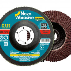 Flap disc 125 * 22,2 т29 NovoAbrasive Standard (set of 5 units)