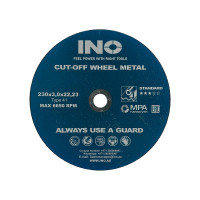 Cutting disc for metal+inox INO STANDARD 41 14А (set of 3 units) 