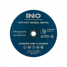 Cutting disc for metal+inox INO STANDARD 41 14А (set of 3 units) 