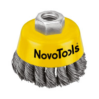 NovoTools Cup Brush Twist Knotted Wire