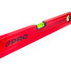 SPIRIT LEVEL PRO800 PC RED w/HANDLE