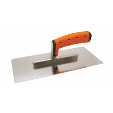 Stainless steel notch trowel 130/270mm / Box.6