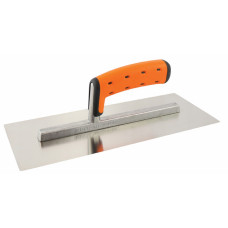 Stainless steel curved drywall trowel 120/300mm / Box.4