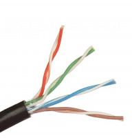 114484 VARGO Cat5e FTP 4x2x0.51 Cu PVC internal installation, 305 метрів, (внутрішній монтаж)