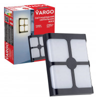 Свiтлодiодний свiтильник VARGO ЖКХ 24W 6500K 2400lm IP54 AC165-265V прямокутн. Розмір: 200x162x58мм  (V-111854)