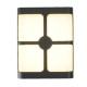 Свiтлодiодний свiтильник VARGO ЖКХ 24W 6500K 2400lm IP54 AC165-265V прямокутн. Розмір: 200x162x58мм  (V-111854)