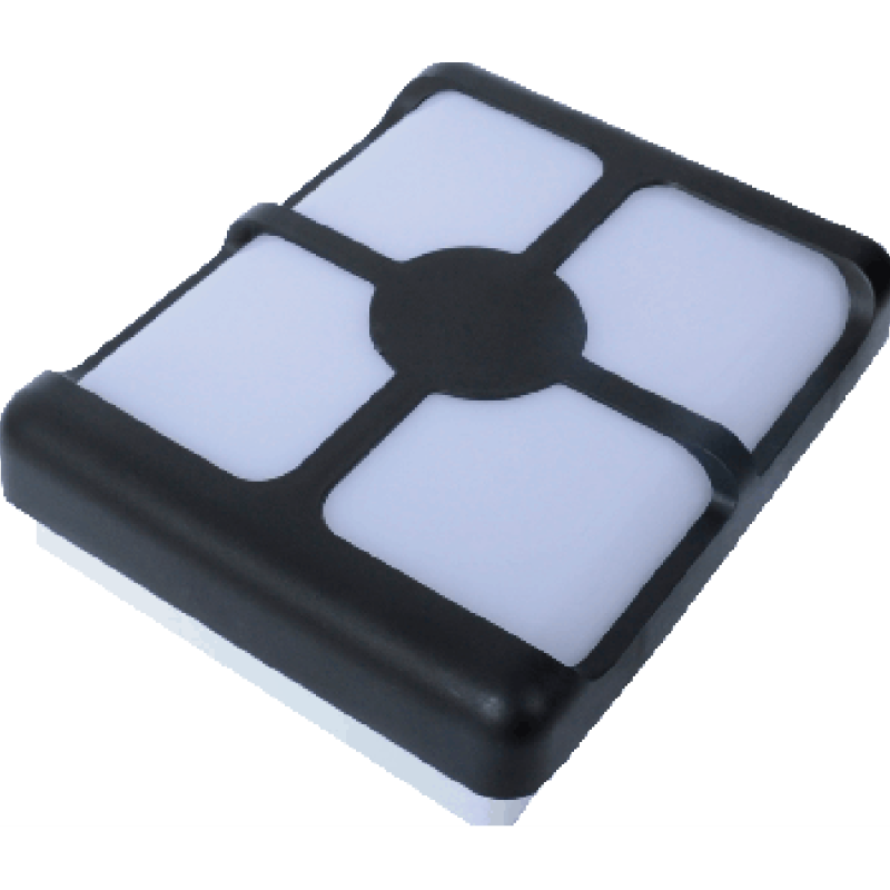 Свiтлодiодний свiтильник VARGO ЖКХ 24W 6500K 2400lm IP54 AC165-265V прямокутн. Розмір: 200x162x58мм  (V-111854)