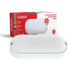 Светодиодный светильник VARGO ЖКХ , 12W , 6500К , 1200lm , Овал , V-111858 ( Светодиодные LED светильники )