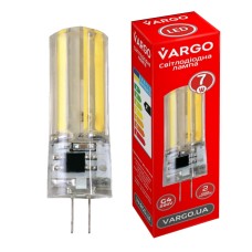 LED лампа VARGO G4, 7W, COB, 4000K, AC 220V, ɸ15×H60mm (V-114872)