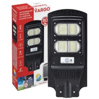 Светодиодный уличный светильник на солнечной батарее Vargo 80W 3600Lm 6500К консольный