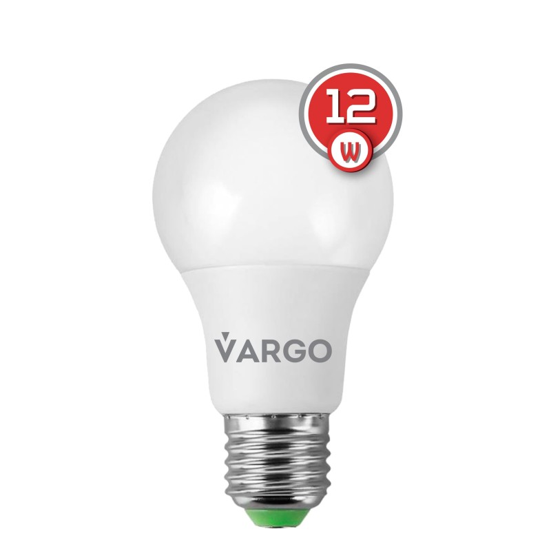 LED лампа VARGO A60 12W E27 1140lm 4000K (V-110507)