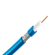 114479 VARGO TV RG6 CCS 1.02 Copper foil 96 * 0.12MM CCA, мідна фольга 100 мідних жил Силікон / прозорий