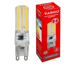 LED лампа VARGO G9, 7W, COB, 4000K, AC 220V, ɸ15×H62mm (V-114876)