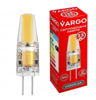 LED лампа VARGO G4, 3.5W, COB, 4000K, AC-DC12V, ɸ9.6×H35mm (V-114866)