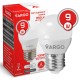 LED лампа VARGO G45 9W E27 855lm 4000K (V-111145)