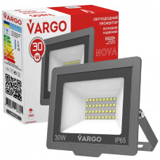 Светодиодный LED прожектор, универсальный прожектор для освещения 30W 220V 2700lm 6500K V-116760 VARGO
