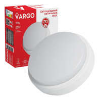 LED Светильник VARGO ЖКХ 20W круг IP54 с датчиком руху AC165-265V Розмір: 175*175*55мм (V-115725)