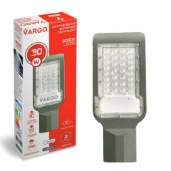 Светодиодный уличный светильник VARGO 30W 3000lm 6500K V-330225