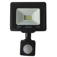 LED прожектор с датчиком движения VARGO 10W 220V 6500K (V-330310)