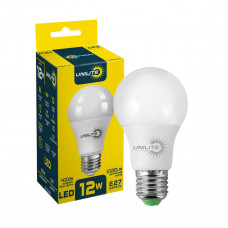 LED лампа UNILITE A60 12W E27 1020lm 4000K (UL-111150)