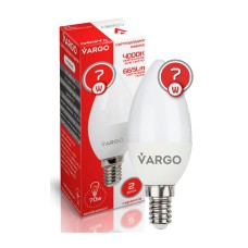 LED лампа VARGO C37 7W E14 665lm 4000K (V-110526)