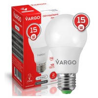 LED лампа VARGO A65 15W E27 1425lm 4000K (V-110520)