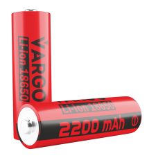 Аккумулятор 18650 Li-Ion VARGO 3,7V 2200mAh