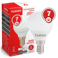 LED лампа VARGO G45 7W E14 665lm 4000K (V-111141)