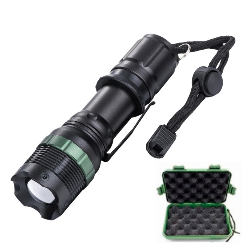Светодиодный фонарик VL677 алюминиевый V-111199 1LED, zoom
