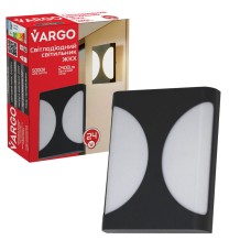 Свiтлодiодний свiтильник VARGO ЖКХ 24W 6500K 2400lm IP54 AC165-265V прямокутн. Розмір: 200x162x58мм  (V-111855)