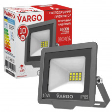 Светодиодный LED прожектор Vargo 10W 220V 900lm 6500K (116545)