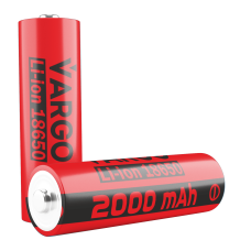 Аккумулятор VARGO Li-ion 18650 3.7V 2000mAh