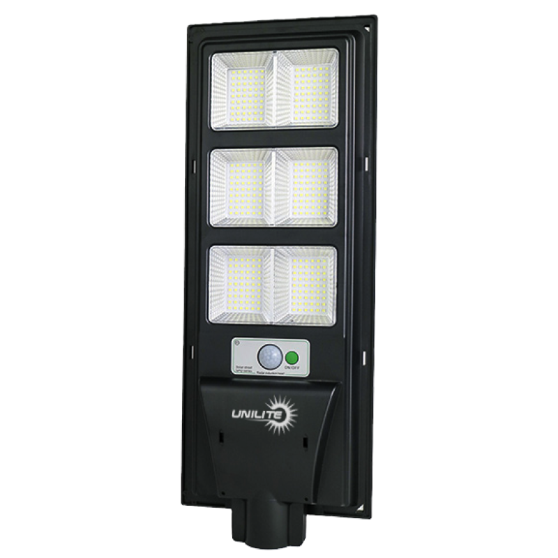 Світлодіодний вуличний сонячний світильник UNILITE 90W 6500K (117919)