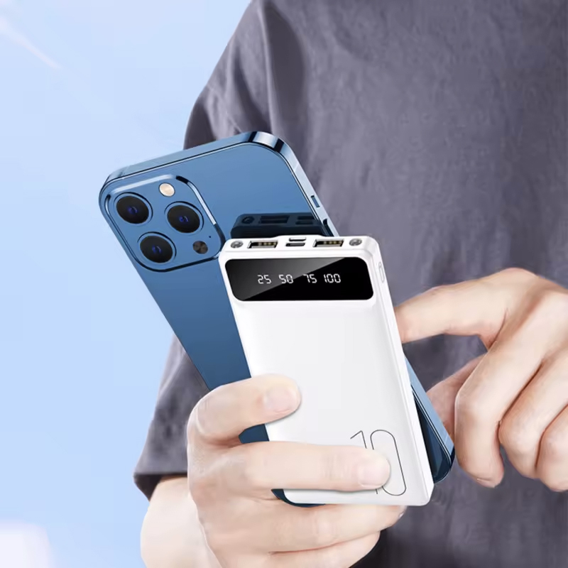 Power Bank 10 000mAh с фонариком (Micro, Type-C, УМБ, павербанк, внешний аккумулятор, портативная батарея, павер банк, PowerBank, 10000 Мах)