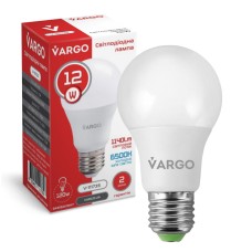 LED лампа VARGO A60 12W E27 1140lm 6500К (V-111735)