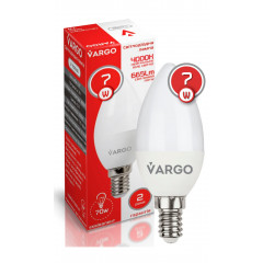 LED лампа VARGO C37 7W E27 665lm 4000K (V-110525)
