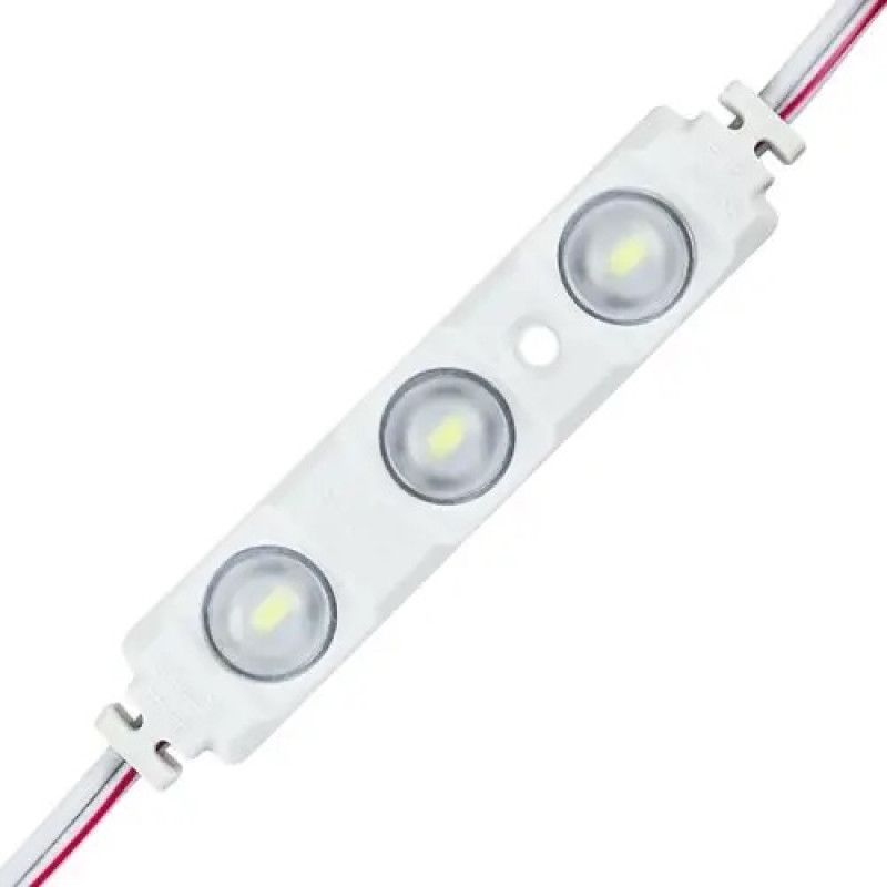 LED модуль VARGO 12V 1.5W білий IP67 70*15*8.5mm 160° SMD 5730 120-140lm (V-116948)