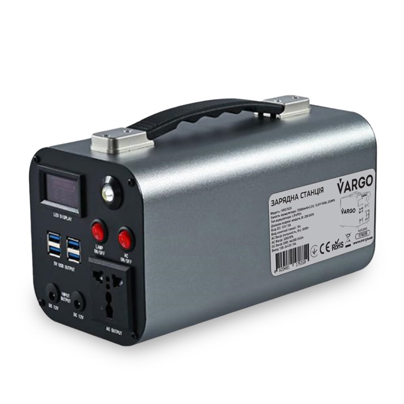 Зарядна станція VARGO VRG7836 500Вт / 333Вт*год / 90000mAh