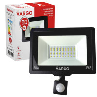 LED прожектор с датчиком движения VARGO 50W 220V 6500K (V-330350)