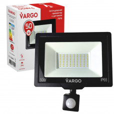 LED прожектор с датчиком движения VARGO 50W 220V 6500K (V-330350)