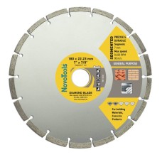 Diamond blade NovoTools Basic (7") 180 mm*7 mm*22,23 mm Segmented