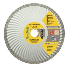 Diamond blade NovoTools Basic (7") 180 mm*7 mm*22,23 mm Turbowave