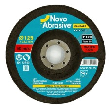 Flap disc (5") 125*22,2 т29  NovoAbrasive Standard P 120