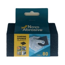 Sanding sponge NovoAbrasive 100x68x42x26 mm, P80