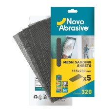 Sanding mesh sheets NovoAbrasive P60, 115х280mm, 5pcs.