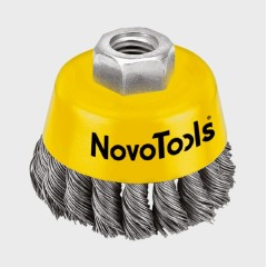 NovoTools Cup Brush Twist Knotted Wire, 65 mm