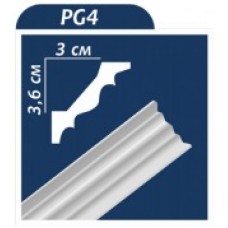 Ceiling moulding white PG 4 2000*36*30