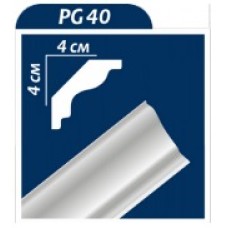 Ceiling moulding white PG 40 2000*40*40