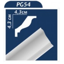 Ceiling moulding white PG 54 2000*43*43
