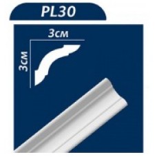 Ceiling moulding white PL 30 2000*30*30